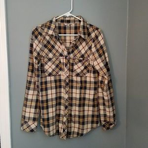 Flannel Button Down Shirt
